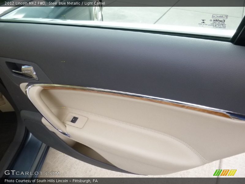 Steel Blue Metallic / Light Camel 2012 Lincoln MKZ FWD