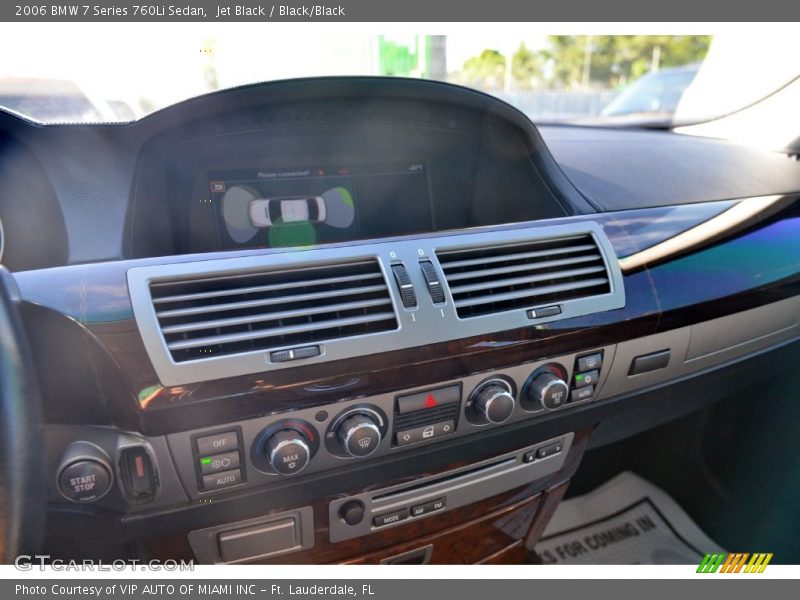 Jet Black / Black/Black 2006 BMW 7 Series 760Li Sedan