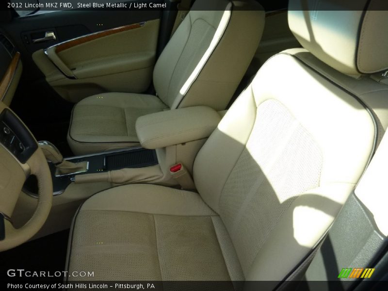 Steel Blue Metallic / Light Camel 2012 Lincoln MKZ FWD