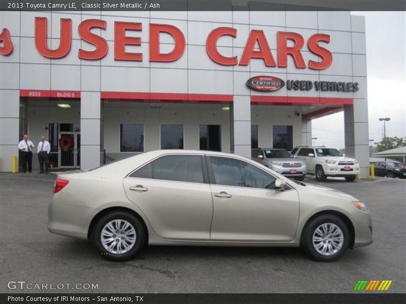 Classic Silver Metallic / Ash 2013 Toyota Camry LE