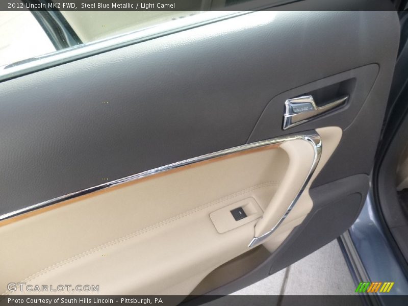 Steel Blue Metallic / Light Camel 2012 Lincoln MKZ FWD