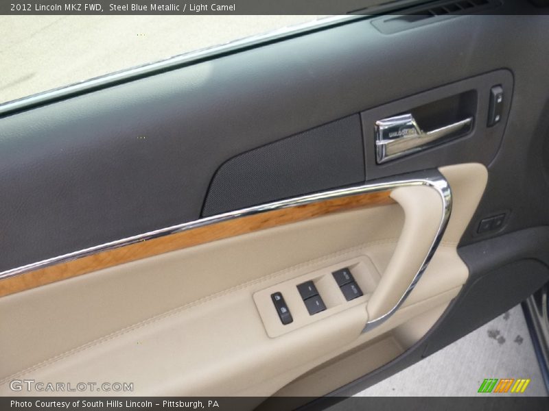 Steel Blue Metallic / Light Camel 2012 Lincoln MKZ FWD