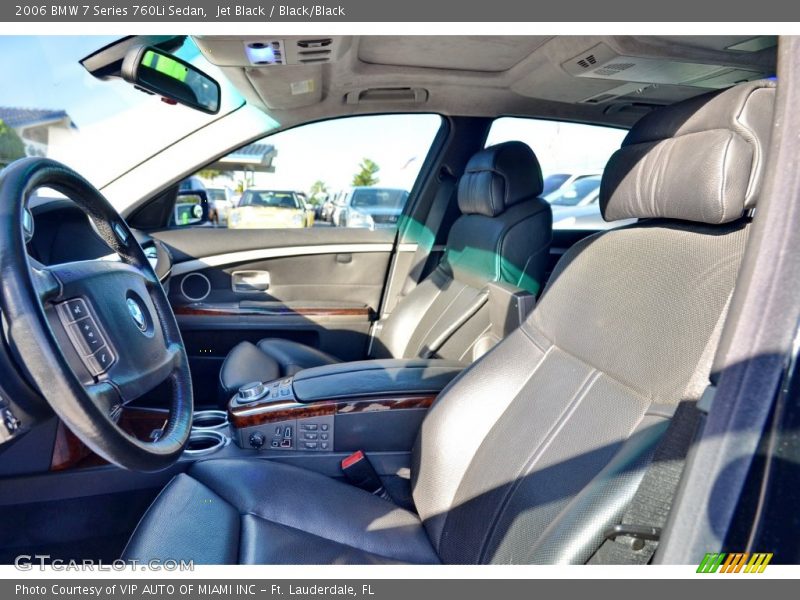 Jet Black / Black/Black 2006 BMW 7 Series 760Li Sedan
