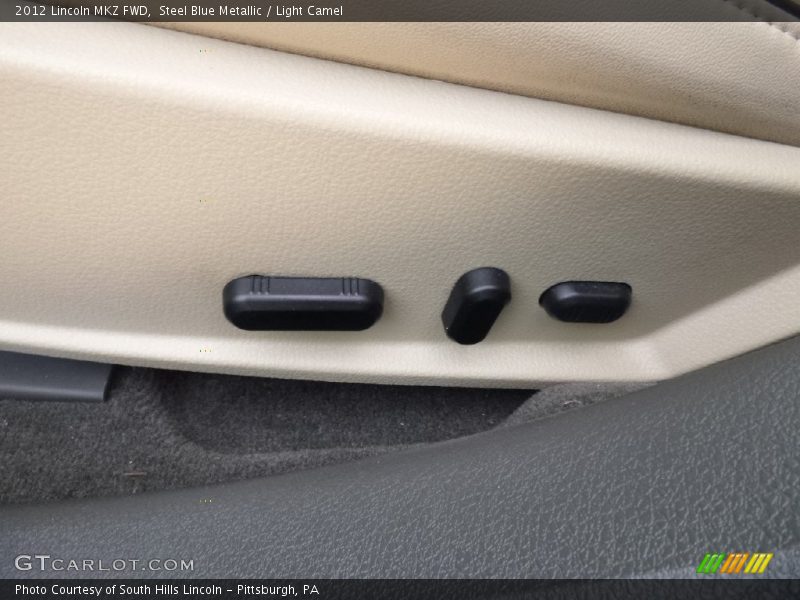 Steel Blue Metallic / Light Camel 2012 Lincoln MKZ FWD