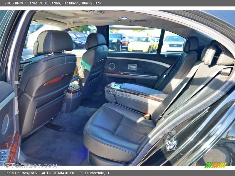 Jet Black / Black/Black 2006 BMW 7 Series 760Li Sedan