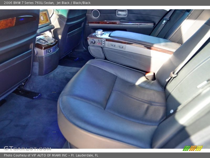 Jet Black / Black/Black 2006 BMW 7 Series 760Li Sedan
