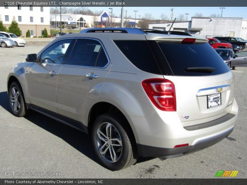 Champagne Silver Metallic / Jet Black 2016 Chevrolet Equinox LTZ