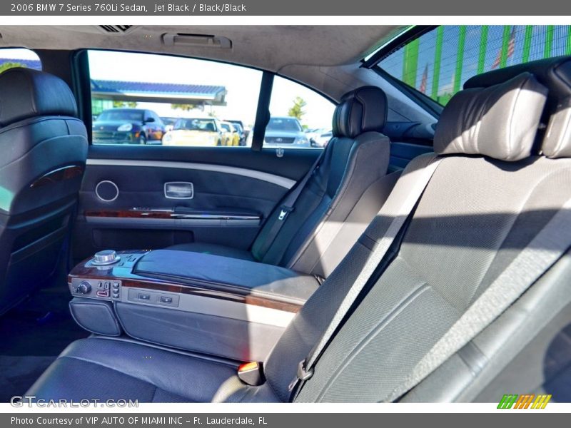 Jet Black / Black/Black 2006 BMW 7 Series 760Li Sedan