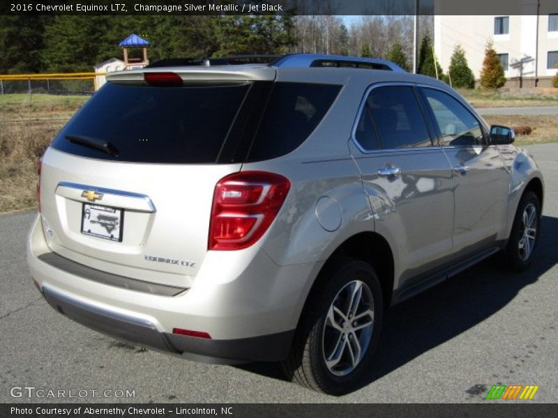 Champagne Silver Metallic / Jet Black 2016 Chevrolet Equinox LTZ