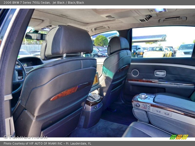 Jet Black / Black/Black 2006 BMW 7 Series 760Li Sedan