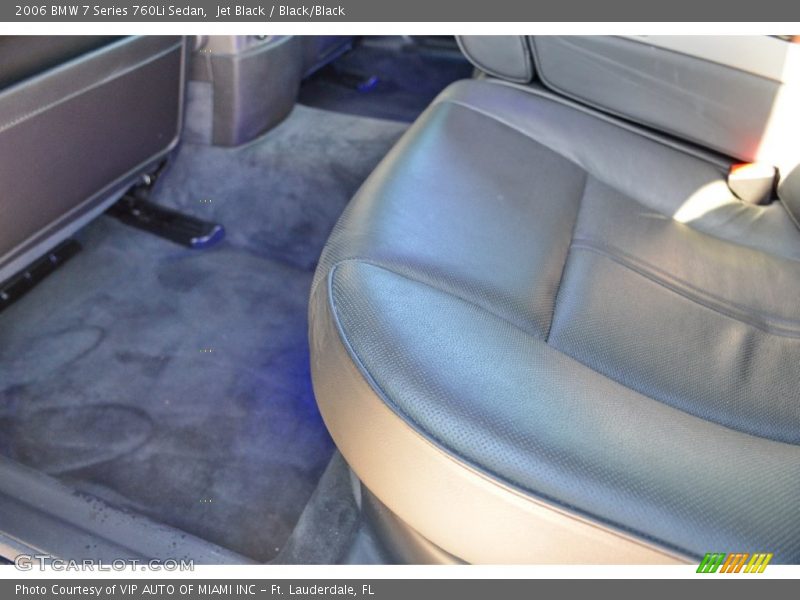 Jet Black / Black/Black 2006 BMW 7 Series 760Li Sedan