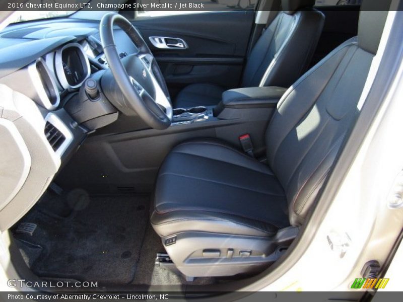 Champagne Silver Metallic / Jet Black 2016 Chevrolet Equinox LTZ