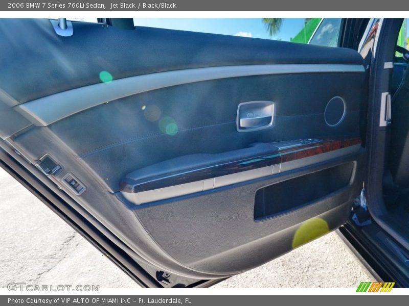 Jet Black / Black/Black 2006 BMW 7 Series 760Li Sedan
