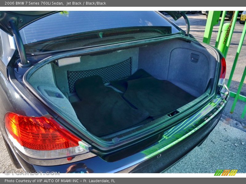 Jet Black / Black/Black 2006 BMW 7 Series 760Li Sedan