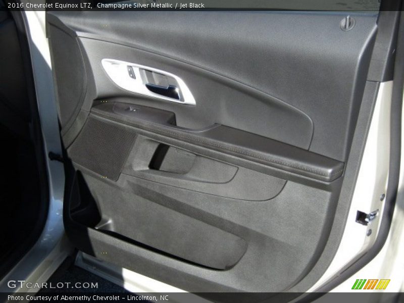 Champagne Silver Metallic / Jet Black 2016 Chevrolet Equinox LTZ