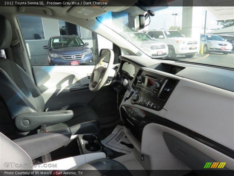 Predawn Gray Mica / Dark Charcoal 2012 Toyota Sienna SE