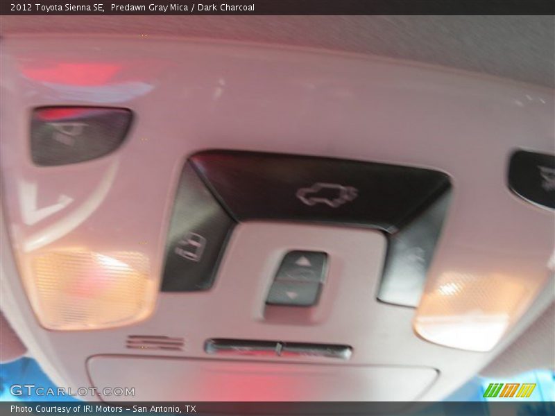 Predawn Gray Mica / Dark Charcoal 2012 Toyota Sienna SE
