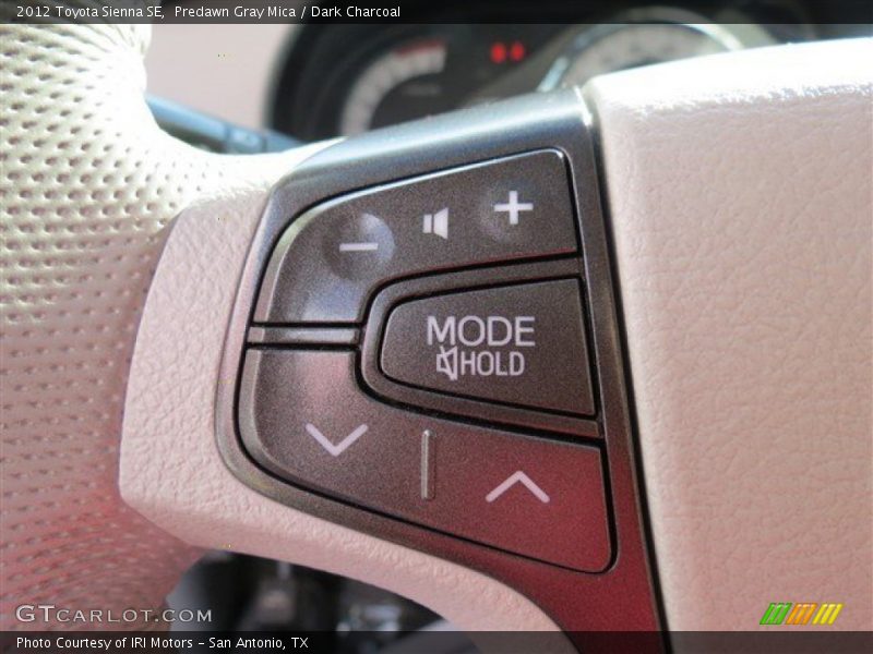 Predawn Gray Mica / Dark Charcoal 2012 Toyota Sienna SE