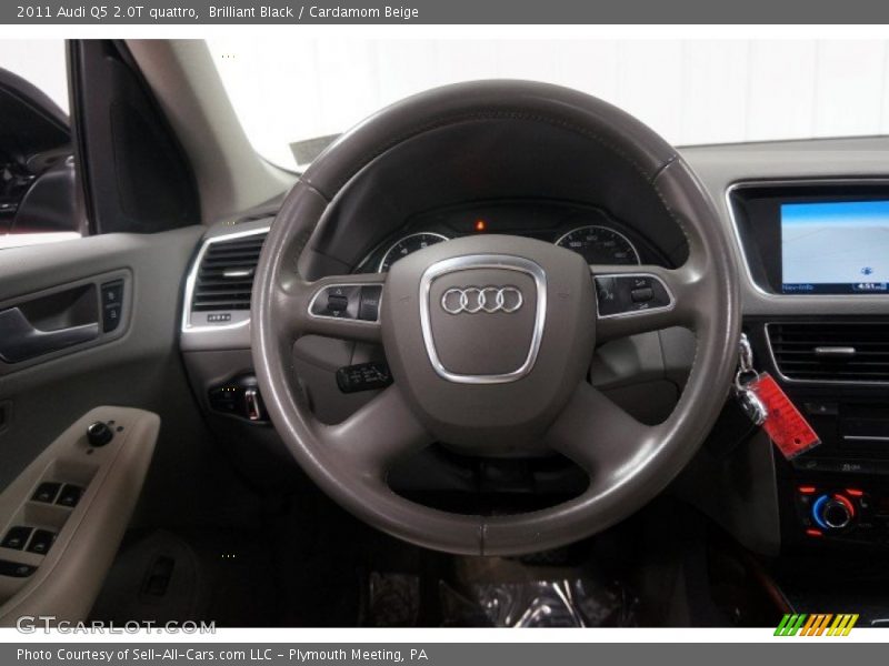 Brilliant Black / Cardamom Beige 2011 Audi Q5 2.0T quattro