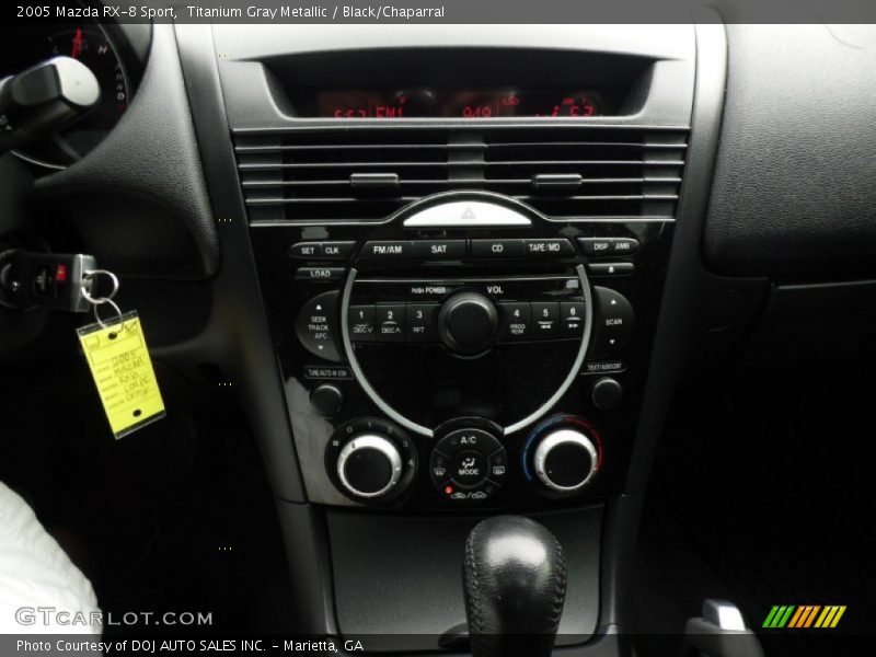 Titanium Gray Metallic / Black/Chaparral 2005 Mazda RX-8 Sport