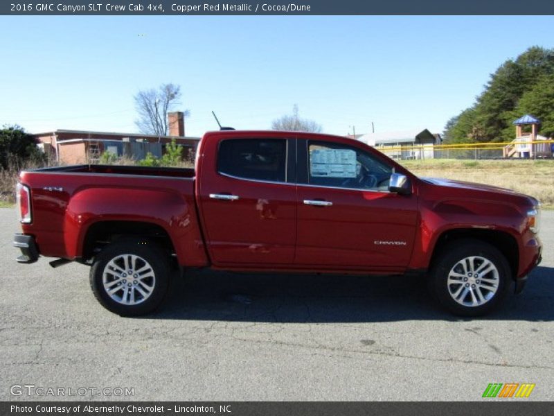 Copper Red Metallic / Cocoa/Dune 2016 GMC Canyon SLT Crew Cab 4x4