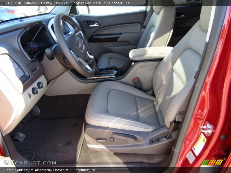 Copper Red Metallic / Cocoa/Dune 2016 GMC Canyon SLT Crew Cab 4x4