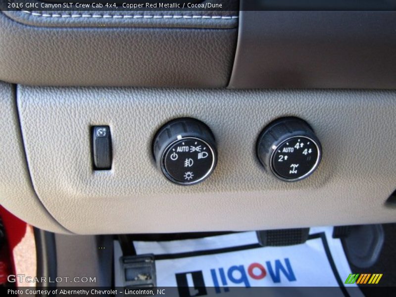 Copper Red Metallic / Cocoa/Dune 2016 GMC Canyon SLT Crew Cab 4x4