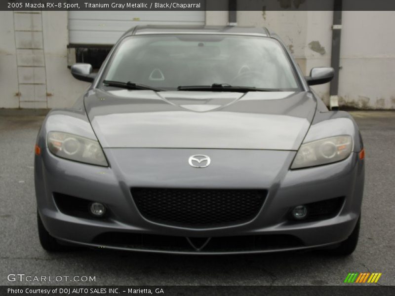 Titanium Gray Metallic / Black/Chaparral 2005 Mazda RX-8 Sport