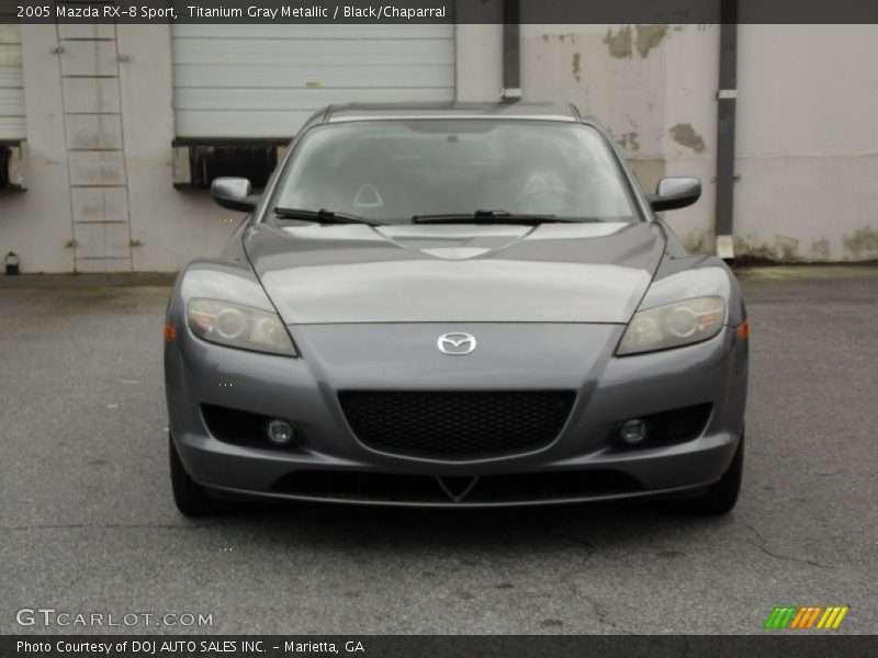 Titanium Gray Metallic / Black/Chaparral 2005 Mazda RX-8 Sport
