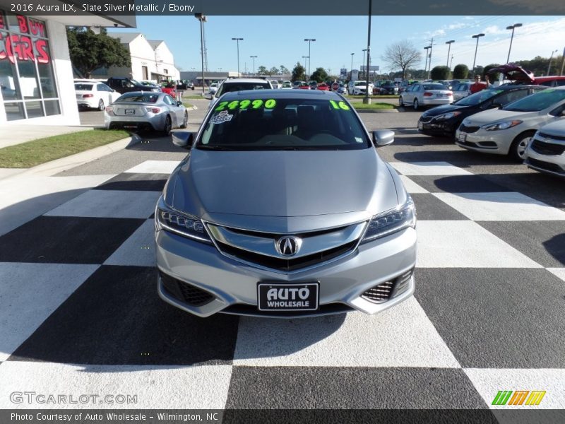 Slate Silver Metallic / Ebony 2016 Acura ILX