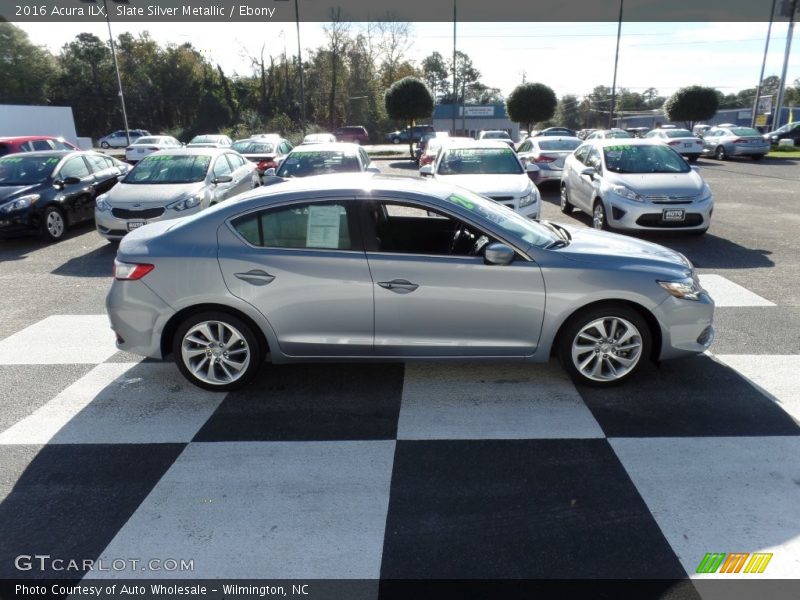 Slate Silver Metallic / Ebony 2016 Acura ILX