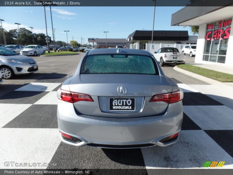 Slate Silver Metallic / Ebony 2016 Acura ILX