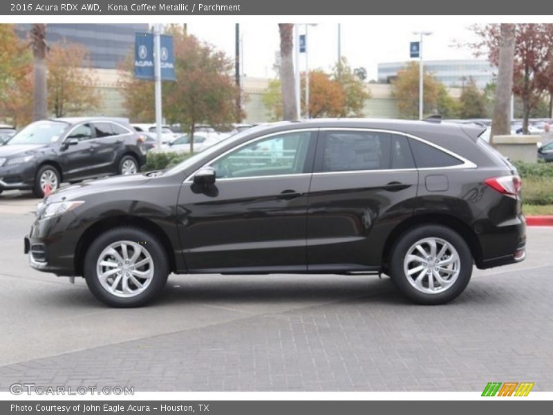 Kona Coffee Metallic / Parchment 2016 Acura RDX AWD