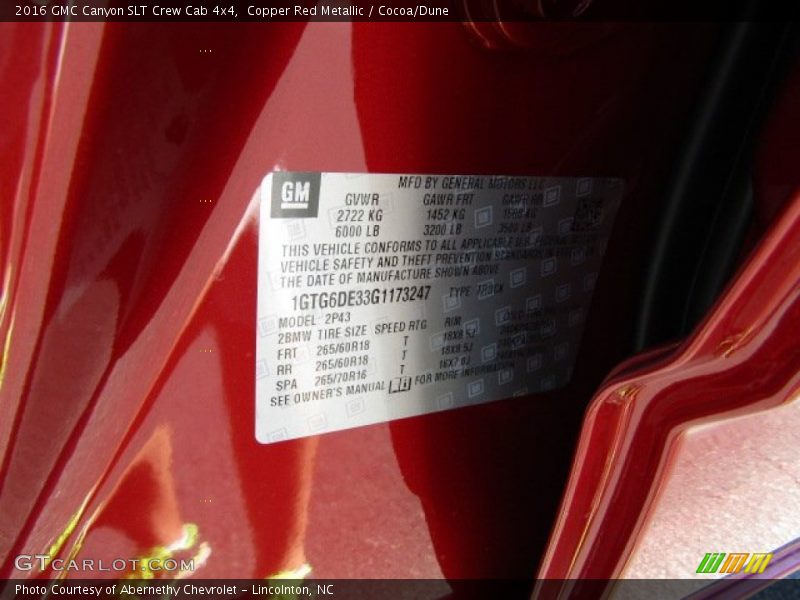 Copper Red Metallic / Cocoa/Dune 2016 GMC Canyon SLT Crew Cab 4x4