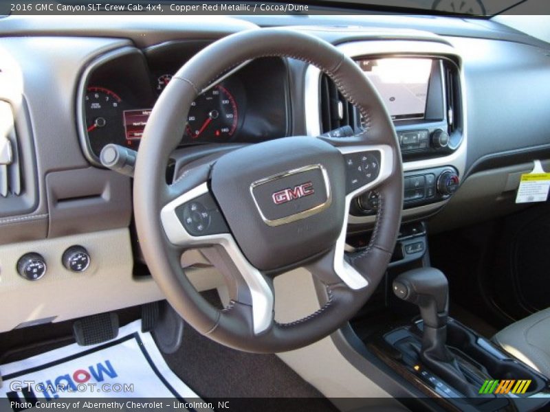 Copper Red Metallic / Cocoa/Dune 2016 GMC Canyon SLT Crew Cab 4x4