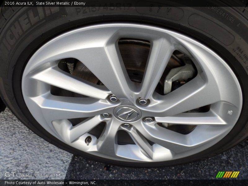 Slate Silver Metallic / Ebony 2016 Acura ILX