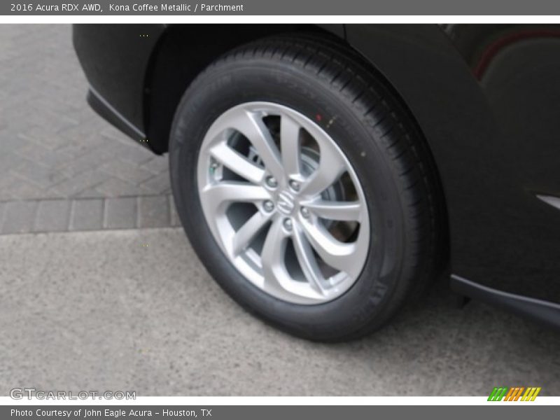 Kona Coffee Metallic / Parchment 2016 Acura RDX AWD