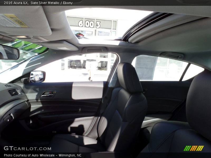 Slate Silver Metallic / Ebony 2016 Acura ILX