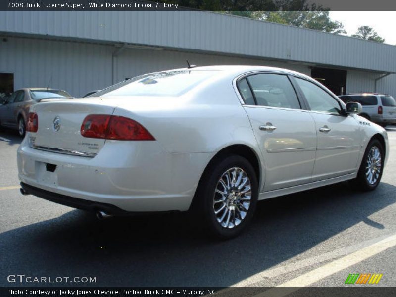 White Diamond Tricoat / Ebony 2008 Buick Lucerne Super