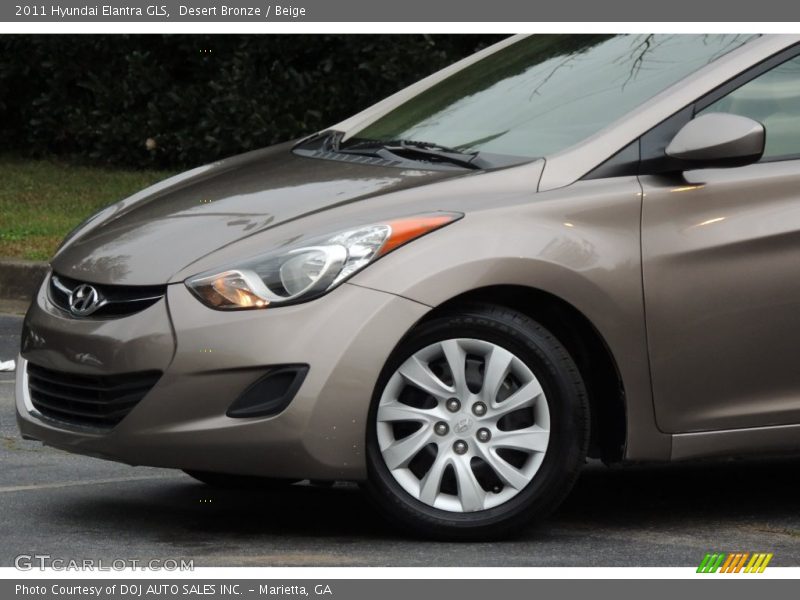 Desert Bronze / Beige 2011 Hyundai Elantra GLS