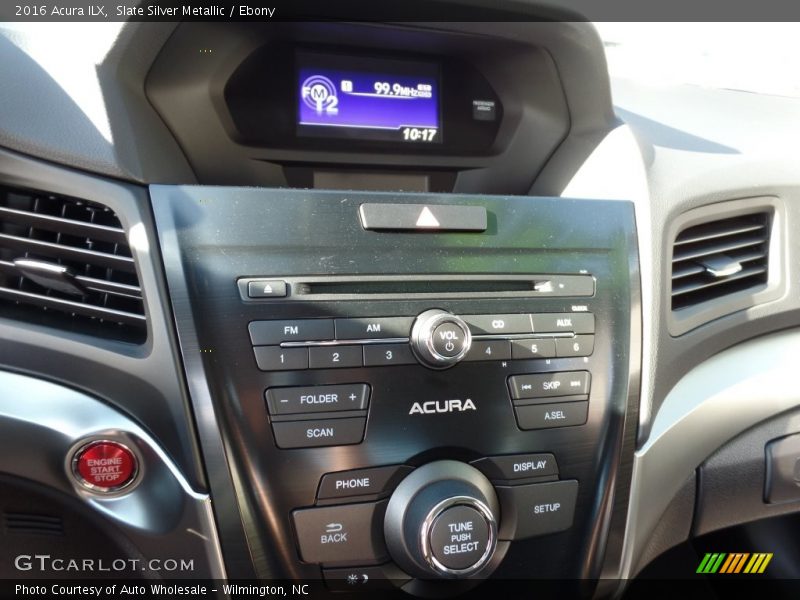 Slate Silver Metallic / Ebony 2016 Acura ILX
