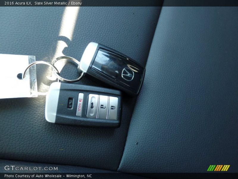Slate Silver Metallic / Ebony 2016 Acura ILX