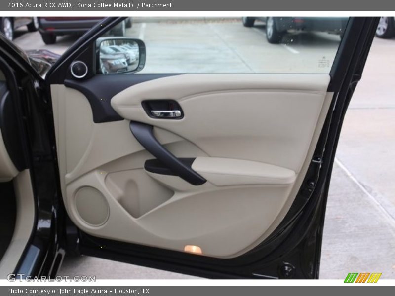Kona Coffee Metallic / Parchment 2016 Acura RDX AWD