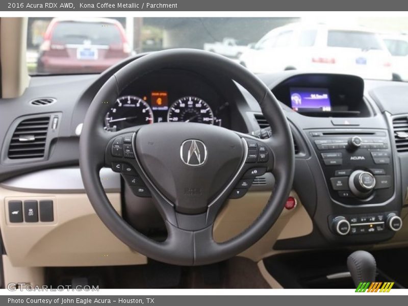 Kona Coffee Metallic / Parchment 2016 Acura RDX AWD