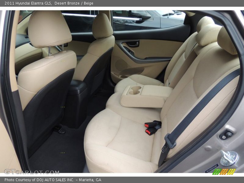 Desert Bronze / Beige 2011 Hyundai Elantra GLS