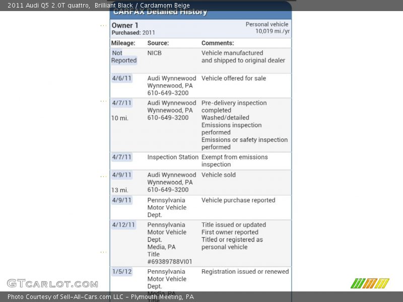 Brilliant Black / Cardamom Beige 2011 Audi Q5 2.0T quattro
