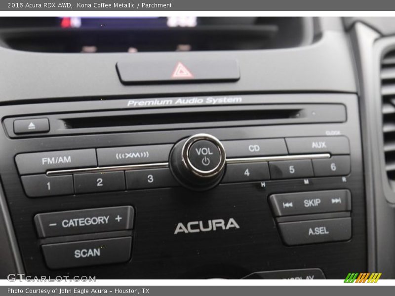 Kona Coffee Metallic / Parchment 2016 Acura RDX AWD
