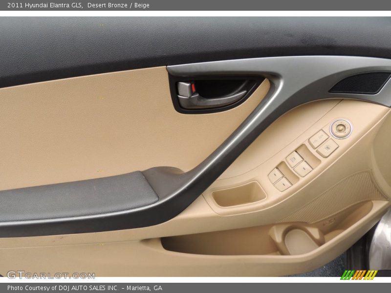 Desert Bronze / Beige 2011 Hyundai Elantra GLS