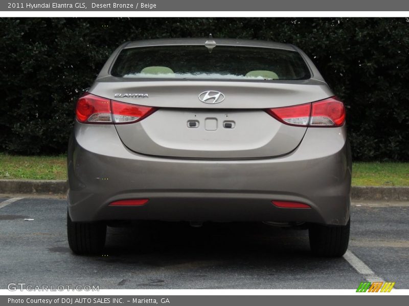 Desert Bronze / Beige 2011 Hyundai Elantra GLS