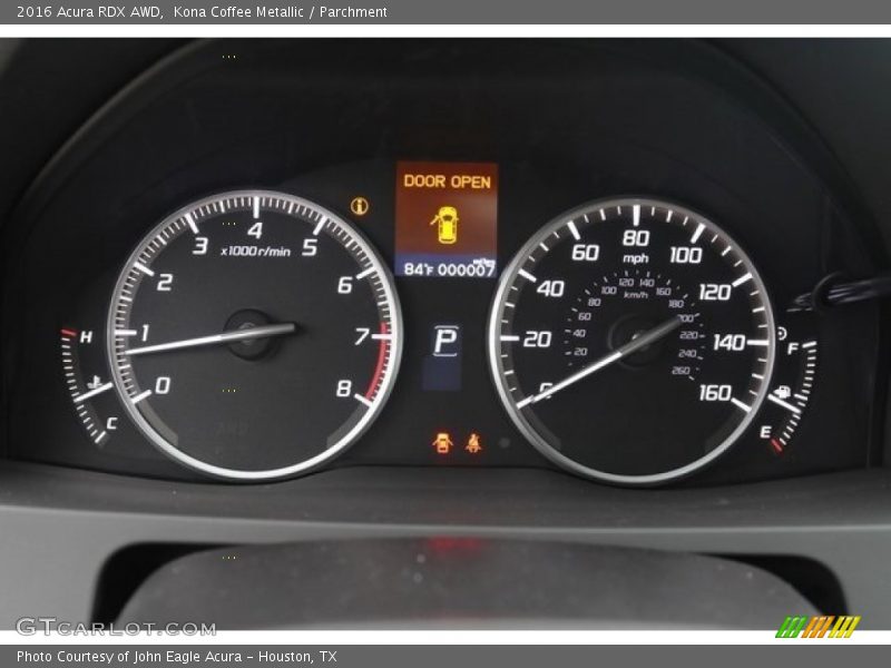 Kona Coffee Metallic / Parchment 2016 Acura RDX AWD